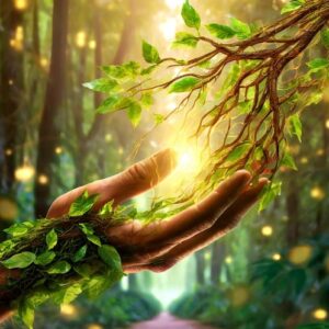 Meridiane Hand Wald Äste